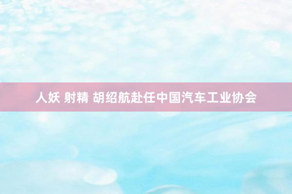 人妖 射精 胡绍航赴任中国汽车工业协会
