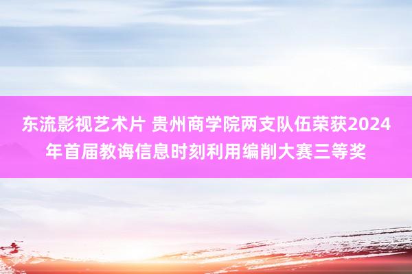 东流影视艺术片 贵州商学院两支队伍荣获2024年首届教诲信息时刻利用编削大赛三等奖