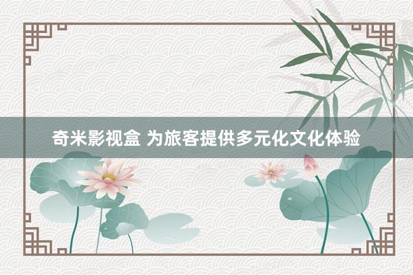 奇米影视盒 为旅客提供多元化文化体验