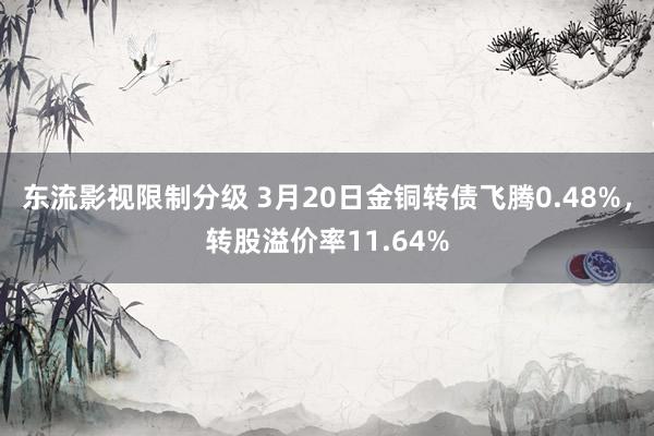 东流影视限制分级 3月20日金铜转债飞腾0.48%，转股溢价率11.64%