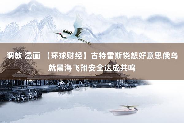 调教 漫画 【环球财经】古特雷斯饶恕好意思俄乌就黑海飞翔安全达成共鸣