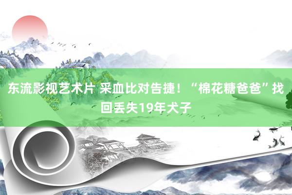 东流影视艺术片 采血比对告捷！“棉花糖爸爸”找回丢失19年犬子