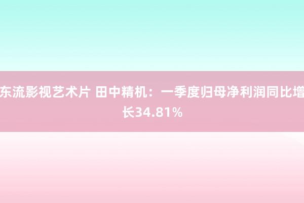 东流影视艺术片 田中精机：一季度归母净利润同比增长34.81%